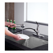 wall mounted pull down faucet Anzzi KITCHEN - Kitchen Faucets - Pull Out Nickel