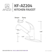  Anzzi KITCHEN - Kitchen Faucets - Pull Out Kitchen Faucets Bronze