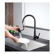 brushed steel faucet Anzzi KITCHEN - Kitchen Faucets - Pull Out Bronze