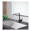 white kitchen sink with black faucet Anzzi KITCHEN - Kitchen Faucets - Standard Bronze