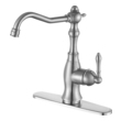 stainless steel pull down kitchen faucet Anzzi KITCHEN - Kitchen Faucets - Standard Nickel