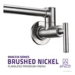  Anzzi KITCHEN - Kitchen Faucets - Pot Filler Pot Fillers Nickel
