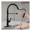 kitchen faucet black and stainless steel Anzzi KITCHEN - Kitchen Faucets - Pull Down Black