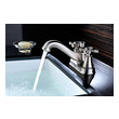 bathroom with black sink Anzzi BATHROOM - Faucets - Bathroom Sink Faucets - Centerset Nickel