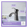 bathroom sinks and counter tops Anzzi BATHROOM - Faucets - Bathroom Sink Faucets - Single Hole Nickel