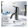 Anzzi BATHROOM - Faucets - Bathroom Sink Faucets - Single Hole Bathroom Faucets Nickel