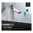 white single hole bathroom faucet Anzzi BATHROOM - Faucets - Bathroom Sink Faucets - Single Hole Chrome
