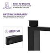 matte black single hole bathroom faucet Anzzi BATHROOM - Faucets - Bathroom Sink Faucets - Single Hole Black