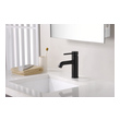 bathroom vanity with cabinet Anzzi BATHROOM - Faucets - Bathroom Sink Faucets - Single Hole Matte Black