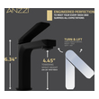 single hole lavatory faucet Anzzi BATHROOM - Faucets - Bathroom Sink Faucets - Single Hole Black