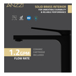 black taps Anzzi BATHROOM - Faucets - Bathroom Sink Faucets - Single Hole Black