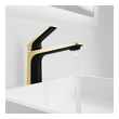 bathtub and vanity Anzzi BATHROOM - Faucets - Bathroom Sink Faucets - Single Hole Black