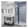 bathroom bathroom vanity Anzzi BATHROOM - Faucets - Bathroom Sink Faucets - Wide Spread Black