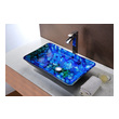 black vanity ideas Anzzi BATHROOM - Sinks - Vessel - Tempered Glass Blue