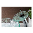 undermount sink detail Anzzi BATHROOM - Sinks - Vessel - Tempered Glass Clear