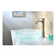 vanity with top mount sink Anzzi BATHROOM - Sinks - Vessel - Tempered Glass Clear