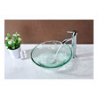 dark blue vanity bathroom Anzzi BATHROOM - Sinks - Vessel - Tempered Glass Clear