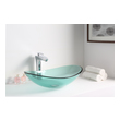 gold vessel Anzzi BATHROOM - Sinks - Vessel - Tempered Glass Green
