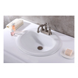 vanity tops   Anzzi BATHROOM - Sinks - Drop-in - Ceramic / Procelain White