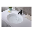 vanity with top mount sink Anzzi BATHROOM - Sinks - Under Mount - Ceramic / Procelain White