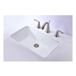 floating bathroom vanity with vessel sink Anzzi BATHROOM - Sinks - Under Mount - Ceramic / Procelain White