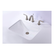 under counter vanity Anzzi BATHROOM - Sinks - Under Mount - Ceramic / Procelain White