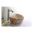top mounted bathroom sink Anzzi BATHROOM - Sinks - Vessel - Exotic Stone Tan