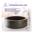 modern bathroom vanities single sink Anzzi BATHROOM - Sinks - Vessel - Tempered Glass Multi-Colored