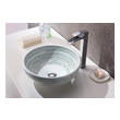 dark blue vanity bathroom Anzzi BATHROOM - Sinks - Vessel - Tempered Glass White