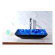 green vanity sink Anzzi BATHROOM - Sinks - Vessel - Tempered Glass Blue