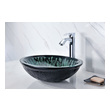 custom vanity tops with sink Anzzi BATHROOM - Sinks - Vessel - Tempered Glass Black