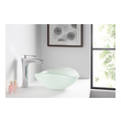 drawer for bathroom vanity Anzzi BATHROOM - Sinks - Vessel - Tempered Glass Green