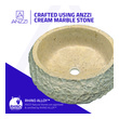 unique vanity ideas Anzzi BATHROOM - Sinks - Vessel - Exotic Stone Cream