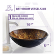 floating bathroom vanity ideas Anzzi BATHROOM - Sinks - Vessel - Tempered Glass Bronze