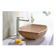 white and gold bathroom sink Anzzi BATHROOM - Sinks - Vessel - Exotic Stone Cream