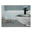 raised sink Anzzi BATHROOM - Sinks - Vessel - Tempered Glass Gray