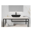 floating bathroom vanity ideas Anzzi BATHROOM - Sinks - Vessel - Tempered Glass Black