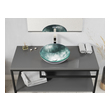 vanity with counter top Anzzi BATHROOM - Sinks - Vessel - Tempered Glass Gray