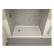 in floor shower drain Anzzi SHOWER - Shower Bases - Single Threshold White