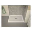 bathroom shower floor plans Anzzi SHOWER - Shower Bases - Double Threshold White