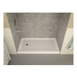 shower floor recess Anzzi SHOWER - Shower Bases - Single Threshold White