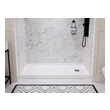 recessed shower pan detail Anzzi SHOWER - Shower Bases - Single Threshold White