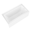 sit and soak bathtub Anzzi BATHROOM - Bathtubs - Drop-in Bathtub - Alcove - Soaker White