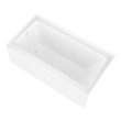 60 x 32 alcove bathtubs Anzzi BATHROOM - Bathtubs - Drop-in Bathtub - Alcove - Soaker White