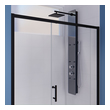 glass shower with sliding door Anzzi SHOWER - Shower Doors - Sliding Black