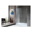 enclosed shower screen Anzzi SHOWER - Shower Doors - Hinged Nickel