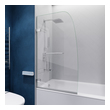 replace shower doors with frameless Anzzi SHOWER - Tubs Doors - Hinged Chrome
