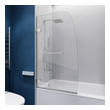 discount glass shower doors Anzzi SHOWER - Tubs Doors - Hinged Nickel