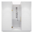 sliding shower door 60 Anzzi SHOWER - Shower Doors - Hinged Gold