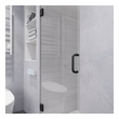 glass shower next to tub Anzzi SHOWER - Shower Doors - Hinged Black